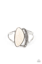 Load image into Gallery viewer, PRE-ORDER - Paparazzi Out In The Wild - White Stone - Cuff Bracelet - $5 Jewelry with Ashley Swint