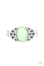 Load image into Gallery viewer, Paparazzi Princess Problems - Green - Filigree Silver Ring - $5 Jewelry With Ashley Swint