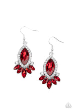 Load image into Gallery viewer, Paparazzi Prismatic Parade - Red - Earrings - $5 Jewelry with Ashley Swint