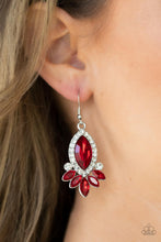 Load image into Gallery viewer, Paparazzi Prismatic Parade - Red - Earrings - $5 Jewelry with Ashley Swint