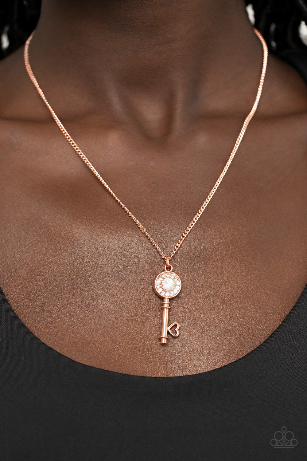 Prized Key Player - Copper key necklace Paparazzi PRE ORDER - $5 Jewelry with Ashley Swint