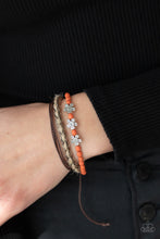 Load image into Gallery viewer, PRE-ORDER - Paparazzi Raffia Remix - Orange - Bracelet - $5 Jewelry with Ashley Swint