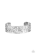 Load image into Gallery viewer, Paparazzi Read The VINE Print - Silver - Cuff Bracelets - $5 Jewelry with Ashley Swint