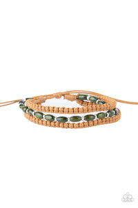 PRE-ORDER - Paparazzi Refreshingly Rural - Green - Bracelet - $5 Jewelry with Ashley Swint