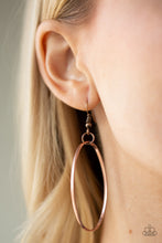 Load image into Gallery viewer, Paparazzi Ring Bling - Copper - Hammered Oval Links - Necklace &amp; Earrings - $5 Jewelry with Ashley Swint