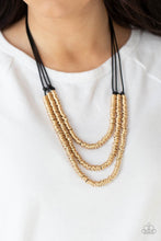 Load image into Gallery viewer, PRE-ORDER - Paparazzi RING to Reason - Gold - Necklace &amp; Earrings - $5 Jewelry with Ashley Swint