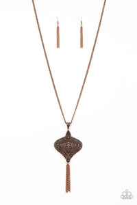 Paparazzi Rural Remedy - Copper - Necklace & Earrings - $5 Jewelry with Ashley Swint