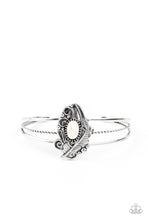 Load image into Gallery viewer, Paparazzi Sahara Solstice - White Stone - Layered Cuff Bracelet - $5 Jewelry with Ashley Swint