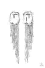 Load image into Gallery viewer, PRE-ORDER - Paparazzi Save for a REIGNy Day - White - Earrings - $5 Jewelry with Ashley Swint