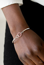 Load image into Gallery viewer, Paparazzi Simple Sophistication - Pink Rhinestones - Silver Bracelet - $5 Jewelry With Ashley Swint
