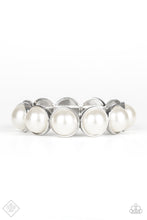 Load image into Gallery viewer, Paparazzi Society Socialite - White Pearl Bracelet - Trend Blend / Fashion Fix Exclusive July 2019 - $5 Jewelry With Ashley Swint