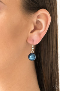 Paparazzi Soon To Be Mrs. - Multi - Blue, Purple and Silver Pearls - Necklace & Earrings - $5 Jewelry with Ashley Swint
