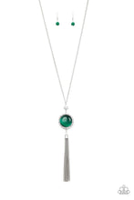 Load image into Gallery viewer, Paparazzi Sparkling Spectacle - Green - Cat's Eye - Necklace &amp; Earrings - $5 Jewelry With Ashley Swint