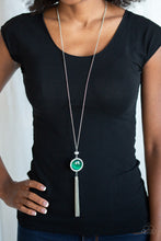 Load image into Gallery viewer, Paparazzi Sparkling Spectacle - Green - Cat's Eye - Necklace &amp; Earrings - $5 Jewelry With Ashley Swint