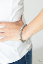 Load image into Gallery viewer, PRE-ORDER - Paparazzi Stacked In Your Favor - Silver - Bracelet - $5 Jewelry with Ashley Swint