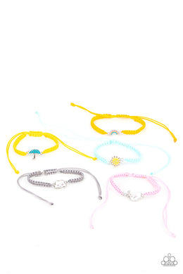PRE-ORDER - Paparazzi Starlet Shimmer Bracelets, 10 - Sun, Rainbow, Clouds, Umbrella Charms - $5 Jewelry with Ashley Swint