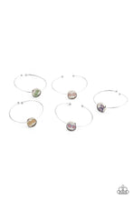 Load image into Gallery viewer, PRE-ORDER - Paparazzi Starlet Shimmer Bracelets, 10 - Silver Cuff - Pink, Yellow, Green, Purple &amp; Multi - $5 Jewelry with Ashley Swint