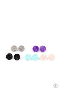 PRE-ORDER - Paparazzi Starlet Shimmer Post Earrings, 10 - Palm Leaf Patterns - $5 Jewelry with Ashley Swint