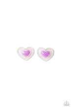 Load image into Gallery viewer, Paparazzi Starlet Shimmer Heart Post Earrings - 10 - Valentine&#39;s 2021 - $5 Jewelry with Ashley Swint