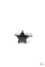 Load image into Gallery viewer, Paparazzi Starlet Shimmer Rings - 10 - Glittery Stars in Black, Pink, Red, Purple, Blue &amp; White - $5 Jewelry with Ashley Swint