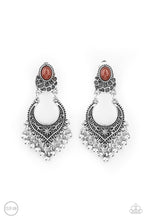 Load image into Gallery viewer, PRE-ORDER - Paparazzi Summery Gardens - Brown - Clip On Earrings - $5 Jewelry with Ashley Swint