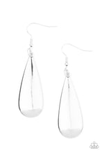 Load image into Gallery viewer, Paparazzi The Drop Off - Silver - Earrings - $5 Jewelry with Ashley Swint
