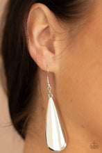 Load image into Gallery viewer, Paparazzi The Drop Off - Silver - Earrings - $5 Jewelry with Ashley Swint