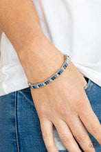 Load image into Gallery viewer, PRE-ORDER - Paparazzi Toast to Twinkle - Blue - Hinged Bracelet - $5 Jewelry with Ashley Swint
