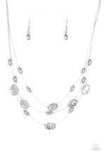 Load image into Gallery viewer, Paparazzi Top ZEN - Silver - Necklace &amp; Earrings - $5 Jewelry with Ashley Swint