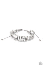 Load image into Gallery viewer, Paparazzi Ultra Modern - White - Sliding Knot Bracelet - $5 Jewelry with Ashley Swint