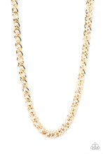 Load image into Gallery viewer, Paparazzi Undefeated - Gold - Double Links - Bold Chain Necklace - $5 Jewelry With Ashley Swint