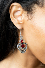 Load image into Gallery viewer, PRE-ORDER - Paparazzi Unlimited Vacation - Red - Earrings - $5 Jewelry with Ashley Swint