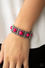 Load image into Gallery viewer, Paparazzi Victorian Dream - Pink - Stretchy Bands Bracelet - $5 Jewelry with Ashley Swint