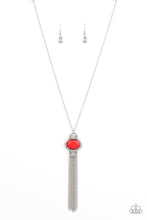 Load image into Gallery viewer, PRE-ORDER - Paparazzi What GLOWS Up - Red - Necklace &amp; Earrings - $5 Jewelry with Ashley Swint