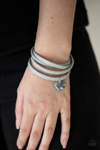 Paparazzi Wonderfully Worded - Silver - Faith - Inspirational Bracelet - $5 Jewelry with Ashley Swint