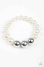 Load image into Gallery viewer, Paparazzi All Dress UPTOWN - White Pearls - Bracelet - $5 Jewelry With Ashley Swint