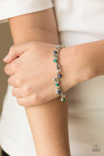 Load image into Gallery viewer, Paparazzi Aquatic Adventure - Blue - Silver Chain Bracelet - $5 Jewelry with Ashley Swint