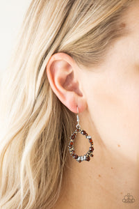 Paparazzi Crushing Couture - Multi Rhinestones - Earrings - $5 Jewelry With Ashley Swint