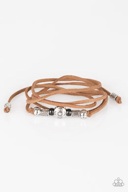 Paparazzi Find Your Way - Black - and Silver Beads - Wanderlust Bracelet - $5 Jewelry With Ashley Swint