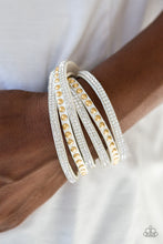 Load image into Gallery viewer, Paparazzi I BOLD You So! - White - Double Wrap Bracelet - $5 Jewelry With Ashley Swint