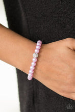 Load image into Gallery viewer, Paparazzi Im Here For The Bride - Purple - Bracelet - $5 Jewelry With Ashley Swint