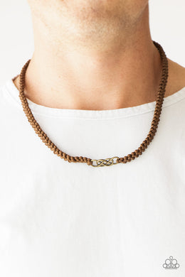 Paparazzi Just In MARITIME - Brass - Urban Necklace - $5 Jewelry With Ashley Swint