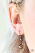 Load image into Gallery viewer, Paparazzi Mega Megacity - Black Gunmetal - Necklace and matching Earrings - $5 Jewelry With Ashley Swint