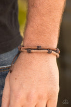 Load image into Gallery viewer, Paparazzi Off The Beaten Path - Brown - Urban Bracelet - $5 Jewelry With Ashley Swint