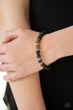 Load image into Gallery viewer, Paparazzi Peace and Quiet - Black - Lava Rocks Bracelet - $5 Jewelry With Ashley Swint