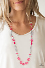 Load image into Gallery viewer, Paparazzi Quite Quintessence - Pink Necklace and matching Earrings - $5 Jewelry With Ashley Swint