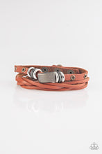 Load image into Gallery viewer, Paparazzi Road Rally - Brown Leather Urban Bracelet - $5 Jewelry With Ashley Swint