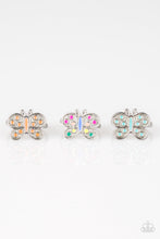 Load image into Gallery viewer, Paparazzi Starlet Shimmer Rings - Set of 10 - Butterfly - Orange, Multi, Blue &amp; Yellow - $5 Jewelry With Ashley Swint