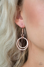 Load image into Gallery viewer, Paparazzi The Gleam Of My Dreams - Rose Gold - Earrings - $5 Jewelry With Ashley Swint