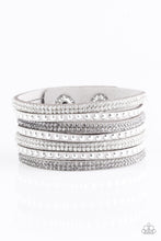 Load image into Gallery viewer, Paparazzi Victory Shine - Silver - Wrap Bracelet - $5 Jewelry With Ashley Swint